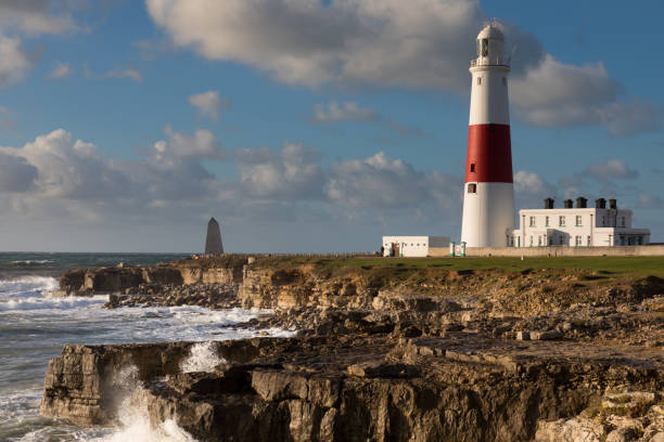 istock Portland Bill in Stormy weather 884701506
