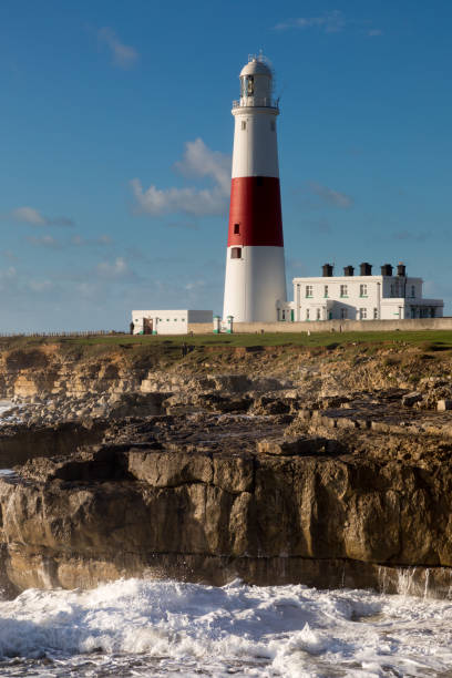 istock Portland Bill in Stormy weather 884702826