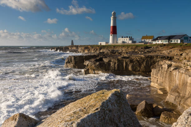 istock Portland Bill in Stormy weather 884704982