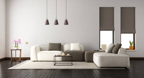 istock White living room with elegant sofa 884707042