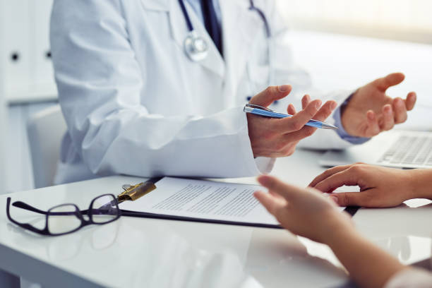istock Doctor in the office has consulted with his patient 884708378