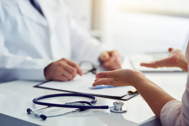 istock Patient consult his problems with the doctor 884708428