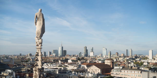 istock Milan cityscape, Lombardy, Italy 884713684