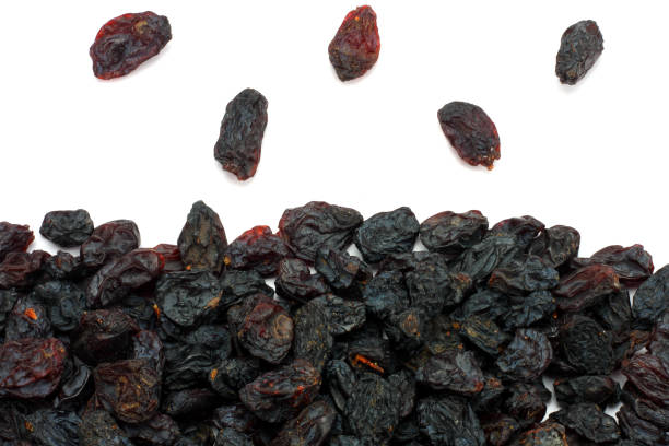 istock Organic dried Raisins isolated on white background 884713928