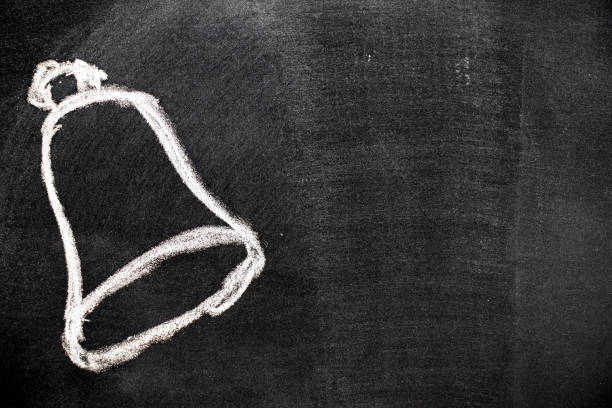 White color chalk hand drawing on blackboard background with copy space