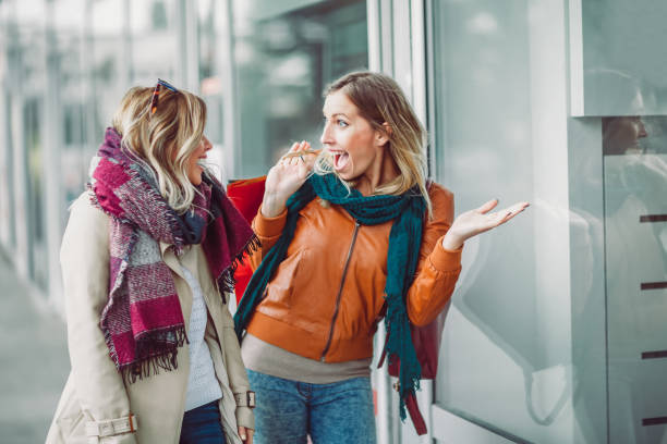 istock Happy friends shopping. 884736440