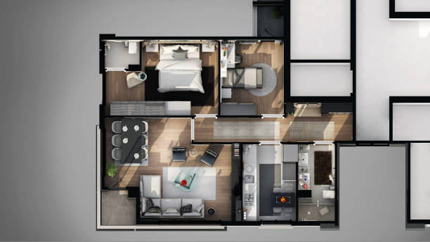 istock 3D Render of luxury home 884773846
