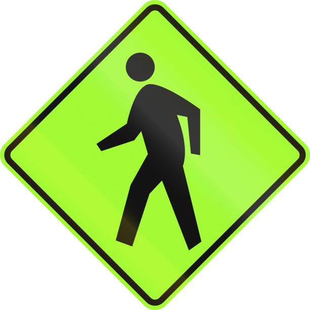 istock United States MUTCD road sign - Pedestrians 884811212