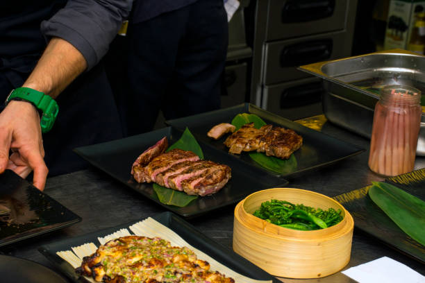 istock Flat beef steak cooked rare and sliced 884839164