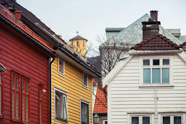 istock Old town of Bergen, Norway 884849178