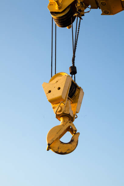istock Hook of the crane 884854486