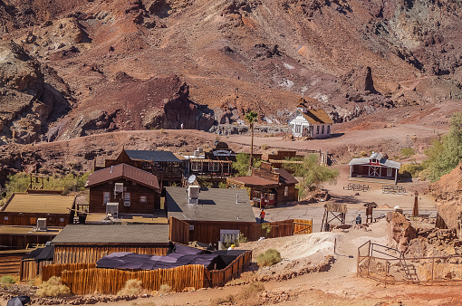 OCTOBER, 14. 2015- Calico, California, USA: Calico is a ghost town in San Bernardino County, California, United States. Was founded in 1881 as a silver mining town. Now it is a public park.