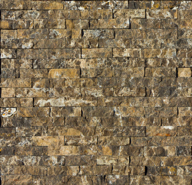 istock Marble texture decorative brick, wall tiles made of natural stone. Building materials. 884893074