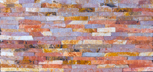 istock Marble texture decorative brick, wall tiles made of natural stone. Building materials. 884894124