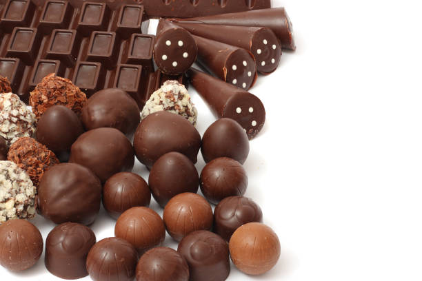 istock mix of chocolate candies sweets isolated on white background 884895200