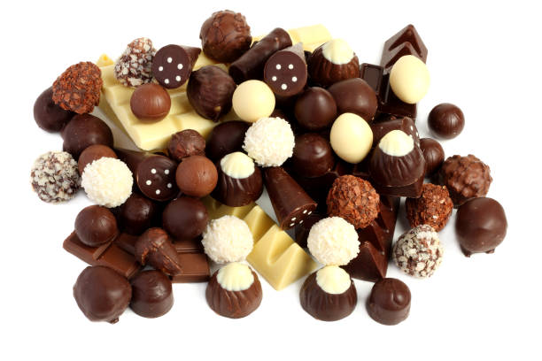 istock mix of chocolate candies sweets isolated on white background 884899580