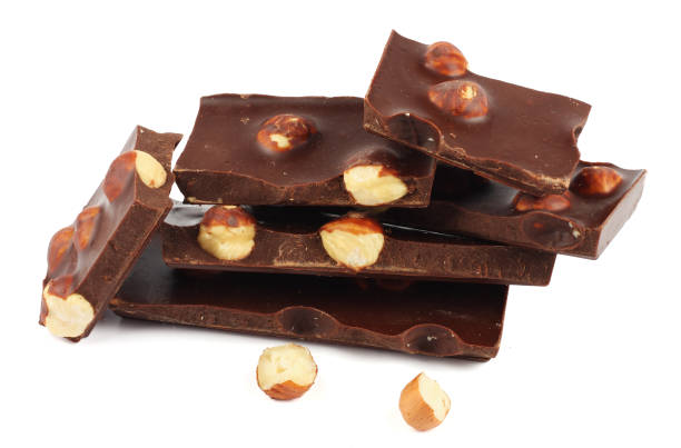 istock chocolate candies sweets with hazelnut isolated on white background 884901808