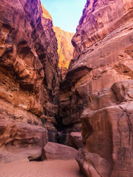 istock Rocky canyon in desert 884924092
