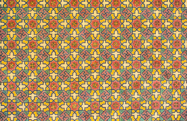 istock Persian architecture and decoration art, Isfahan, Iran 885003394