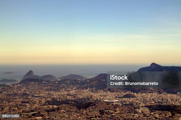 Aerial View Of Rio De Janeiro Brazil Stock Photo - Download Image Now - Maracanã Stadium, Aerial View, Brazil