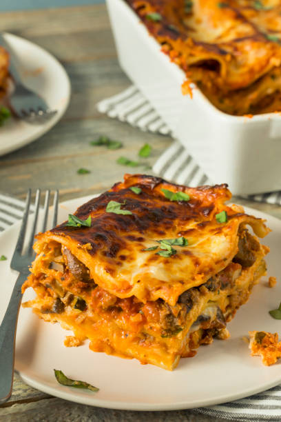 istock Savory Homemade Italian Beef Lasagna 885027694