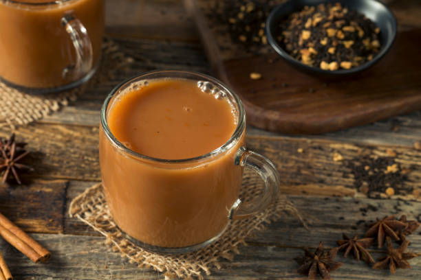 istock Organic Hot Chai Tea Drink 885046646