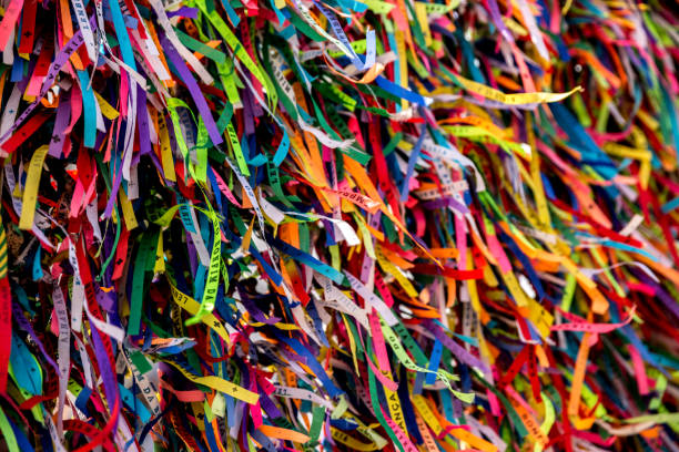 istock Colored Ribbons in Bahia, Brazil 885055892