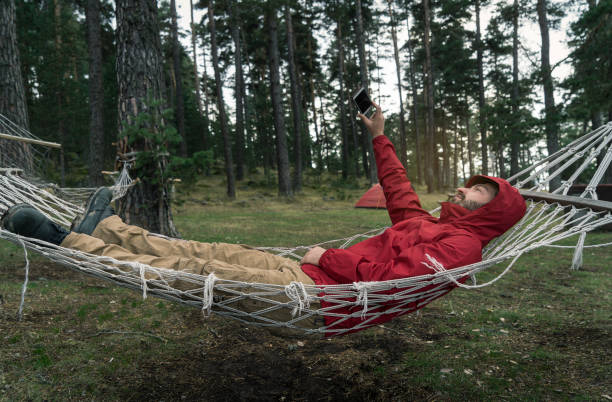 istock Mobile Phone User Selfie in Nature 885102168