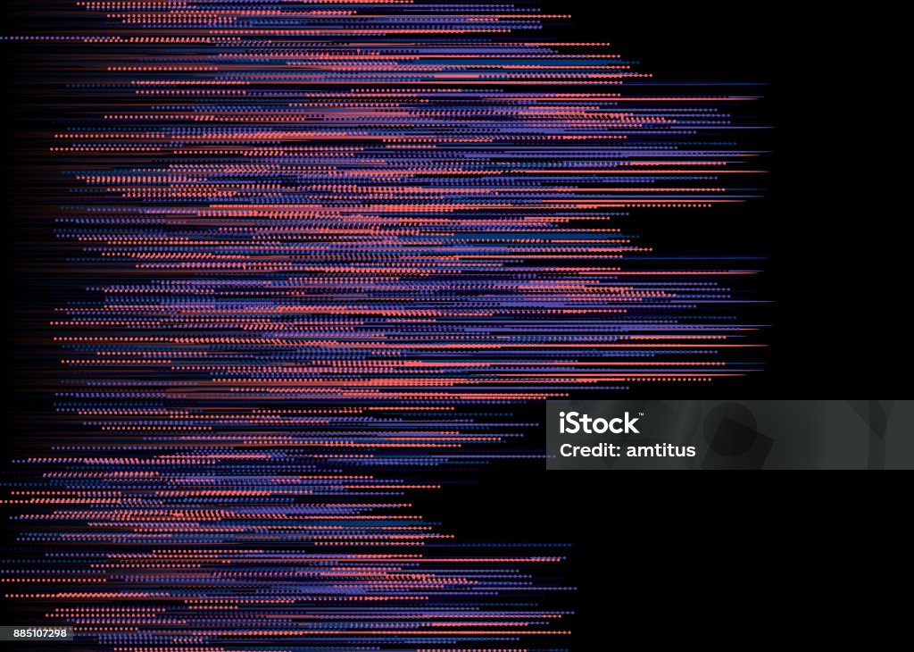 Computer Line Abstract Abstract Lines Stock Illustration - Download Image Now - Computer ...