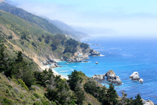 istock Big Sur coastline, near CA state route 1 885143068