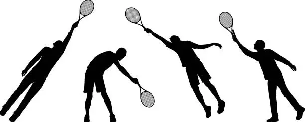 Vector illustration of Tennis