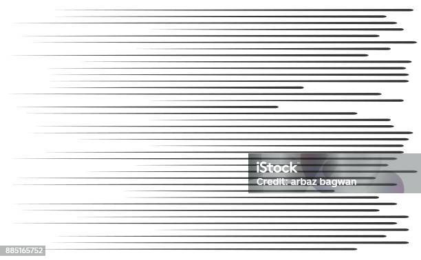 Vector Illustrator Stock Illustration - Download Image Now - Striped, Speed, Motion