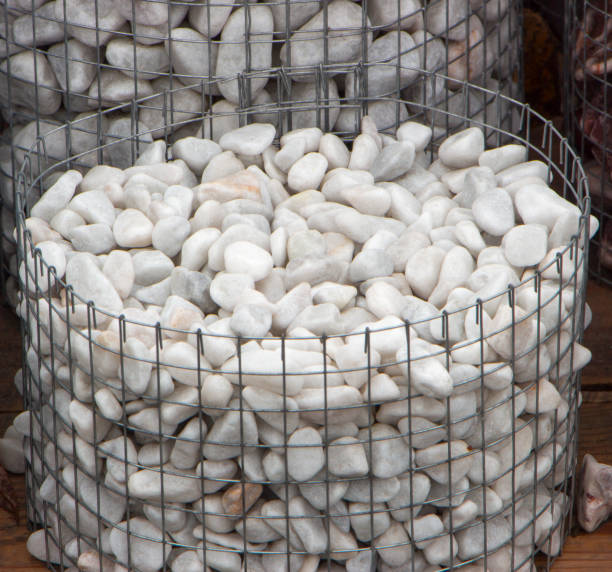 istock Polished colored marble pebbles and semi-precious stones background 885189446