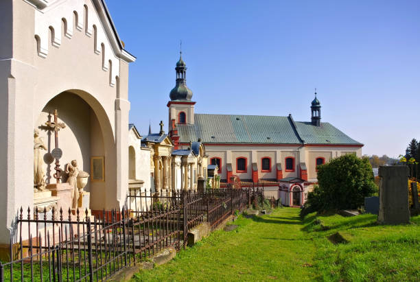 istock Vrchlabi Monastery in Giant  Mountains in Bohemia 885196738