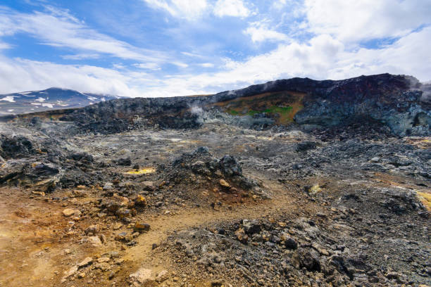 istock Landscape on the Krafla volcano 885206744