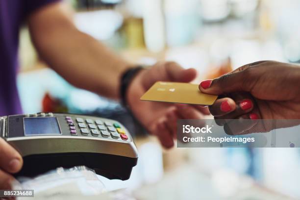 We Accept All Forms Of Payment Stock Photo - Download Image Now - Credit Card, Playing Card, Paying
