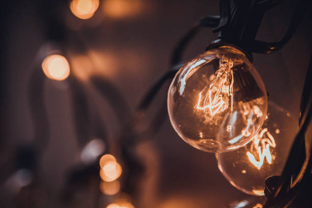 istock Light bulbs for decorated on christmas eve. 885244828