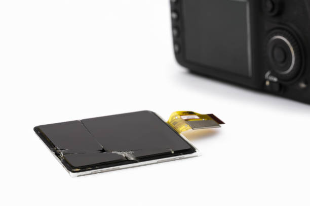 istock Shattered LCD Monitor camera 885245138