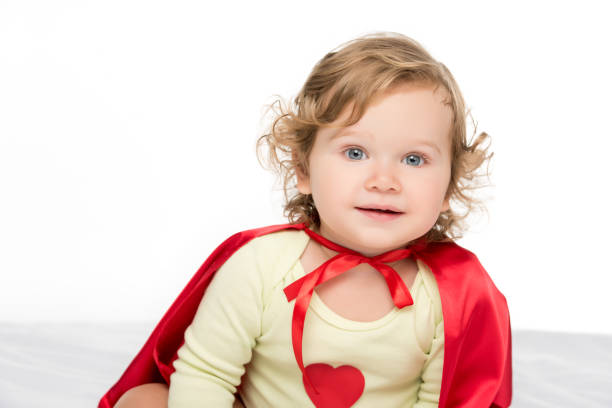 istock adorable toddler in superhero cape 885274610