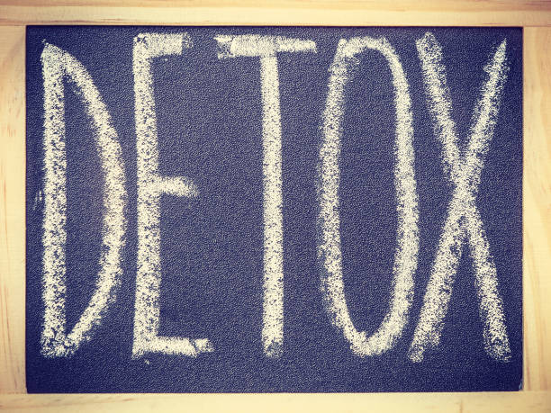 istock Detox sign written on black board 885333774
