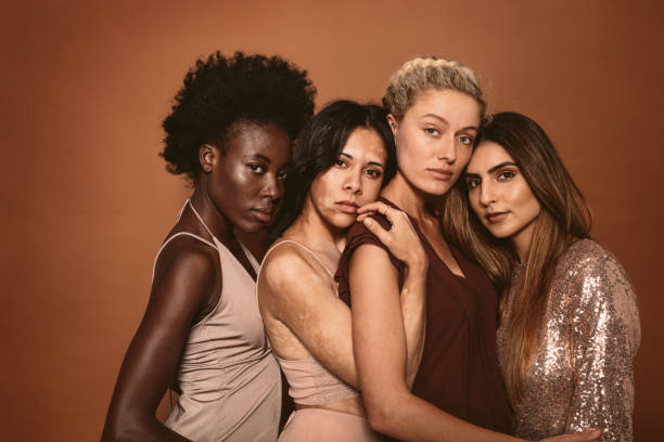 istock Group of diverse women standing together 885346096