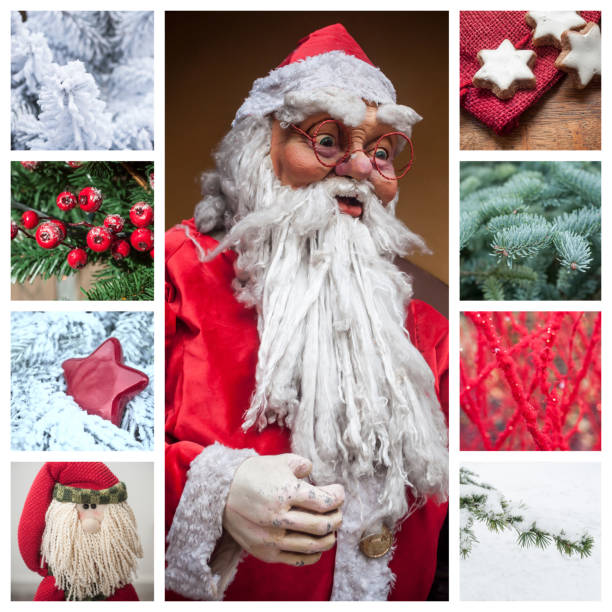 istock collection of decorative christmas view collage background 885347510