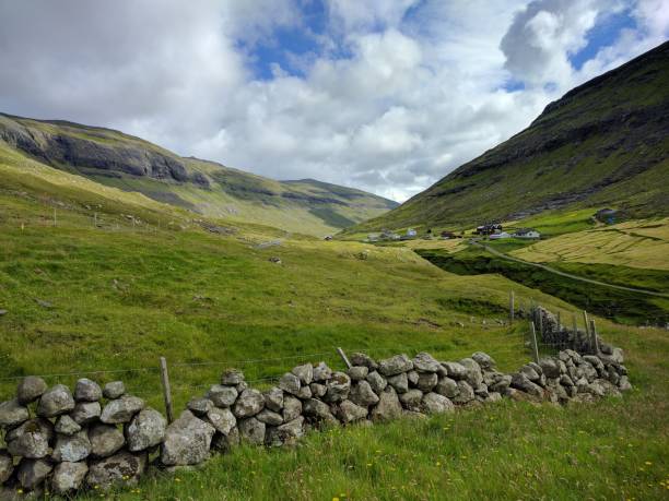 istock Landscape on the Faroe Islands  in the north Atlantic 885350530
