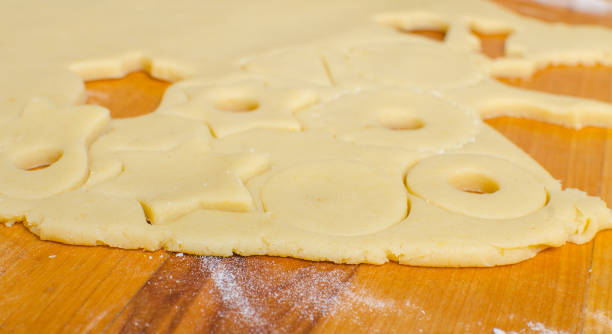 istock Baking Christmas cookies in 885359004