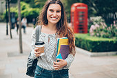 University student in London city
