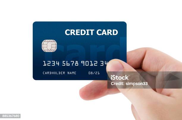 Photo libre de droit de Main Tenant Une Carte De Crédit En Plastique banque d'images et plus d'images libres de droit de Carte de crédit - Carte de crédit, Tenir, Modèle de base