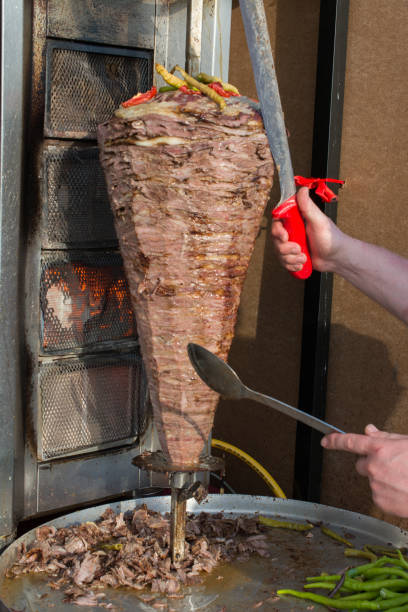 istock Traditional Turkish Doner Kebab grill 885375184
