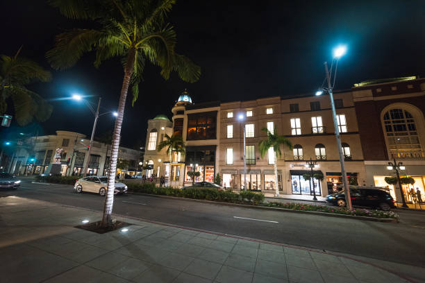 istock Rodeo Drive by night in Beverly Hills 885390964