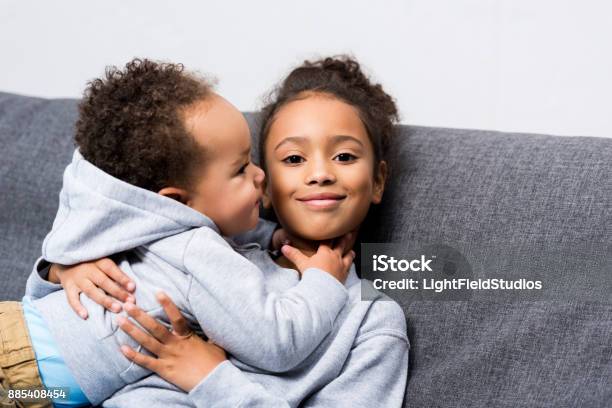 Siblings Stock Photo - Download Image Now - Baby - Human Age, Brother, Sibling