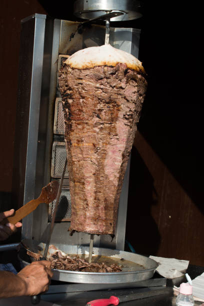 istock Traditional Turkish Doner Kebab grill 885418406